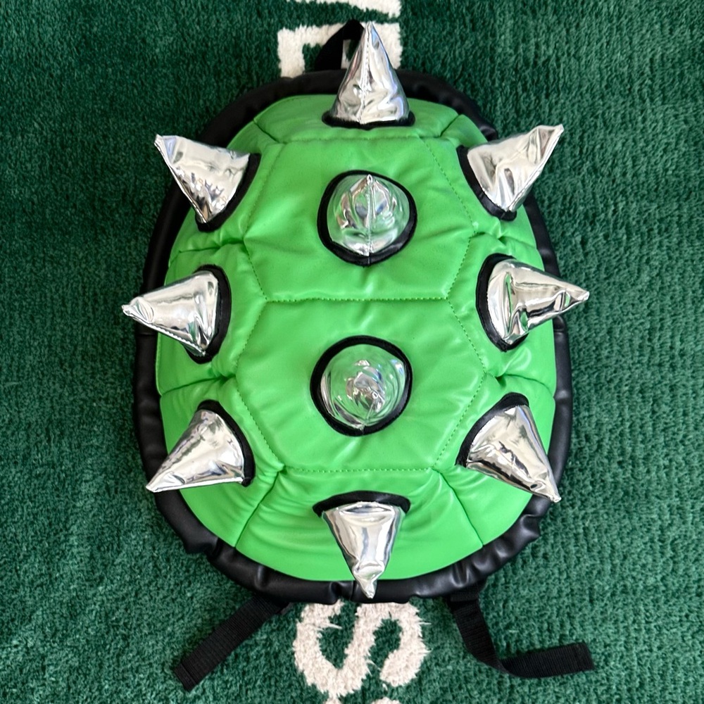 BioDome Spiked Green Backpack
